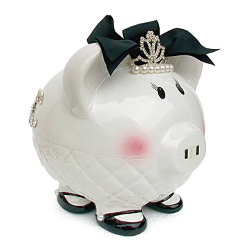FAIRE - Child to Cherish Decor Queen Bee Hand Painted Piggy Banks or Night Lights for Children-Gorgeous! *